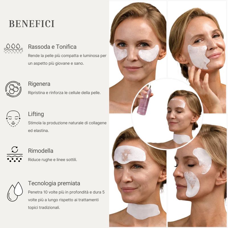 Nimésha Glowmelt™ – Film di collagene fondente per una pelle luminosa